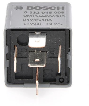 Relais 24V 2x 10A dubbelhamer