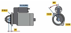 Startmotor 12V  VM Industrie