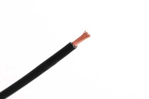 Laskabel 10mm zwart los per meter