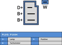 Alternator 12V 70A 6PK Bosch Mercedes met 'W'-3