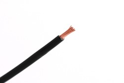 Kabel 4mm haspel 50m zwart