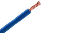 Kabel 0.5mm blaluw haspel 100m