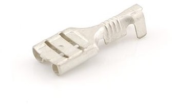Vlakstekerhuls 0.5-1.5 vertind 6,3x0,8mm (100st)
