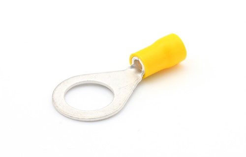 Ringtong geel 2.5-6.0   M12 zonder bus (50st)