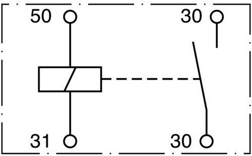 Relais 12V 150A IP54 Spatwaterdicht-3