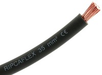 Laskabel 35mm zwart los per meter