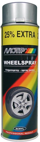 Verf velgenlak zilver 500ml