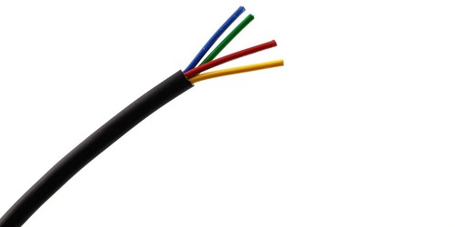 Kabel 4x1mm haspel 50m Rood/Geel/Groen/Blauw