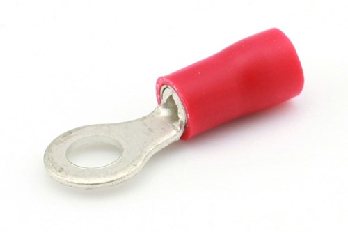 Kabelverbinder rood oog 0.5-1.5mm M4 (50st)