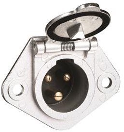 Stekkerdoos 3-polig 24V/25A max