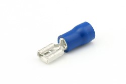 Kabelverbinder blauw 4,8X0,8 female (50st)