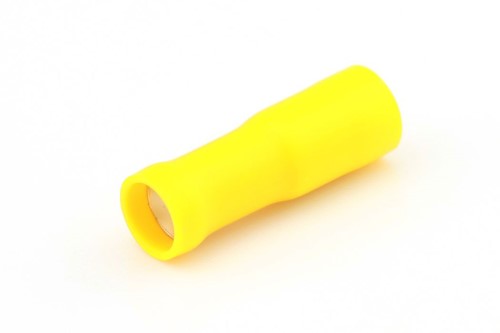 Kabelverbinder geel 5mm / L 26.0mm female (50st)