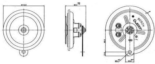 Claxon  24V 50W-2