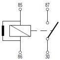 Relais 12V 30A maak ( pen 30 <> 87 )-3