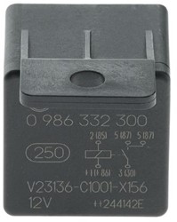 Relais 12V 30A dubbel 87 +Lip