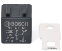 Relais 12V 30A dubbel 87 + Lip