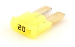 Zekering Micro2 20A 9x15.4 Geel (verp.10st)