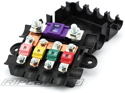Zekeringhouder 1x MEGA & 4x MIDI zekeringen