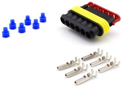 Superseal connector female (6p) kit