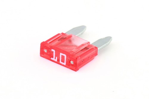 Zekering MINI 10A  11x16.2 Rood (verp.50st)