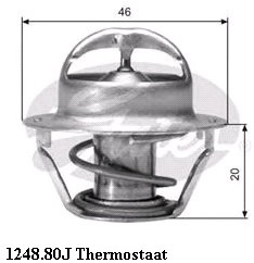 Thermostaat Subaru Justy Standaard