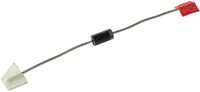 Diode 2A 200volt Axiaal Positief 27.55 draadlengte