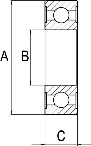 Kogellager  FAG62x35x14-2