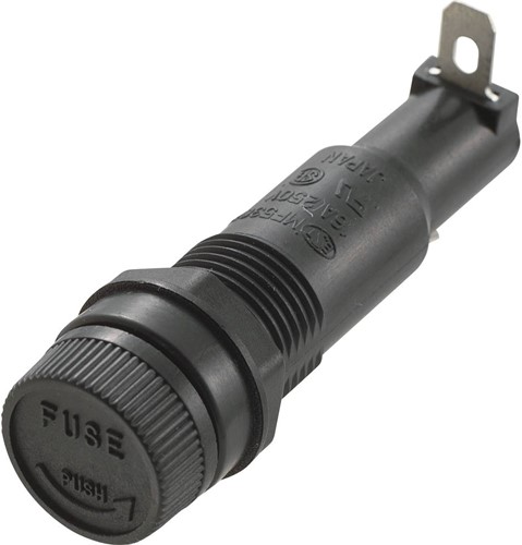 Zekeringhouder buiszekering 16A 6.3x32mm 