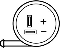 Ruitensproeier pompje motor 12V-2