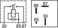 Gloeirelais 12V VAG 357911253A-2