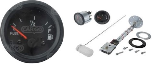 Tankmeter set 12V 52mm incl vlotter