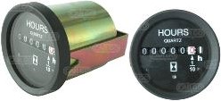 Urenteller 52mm rond 12-28V