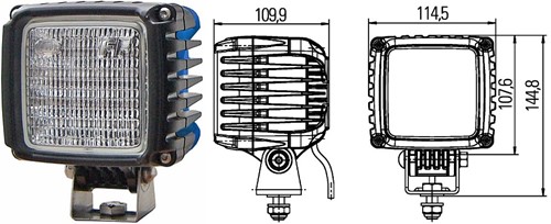 Werklamp LED Powerbeam 3000  9-33V 2200lm