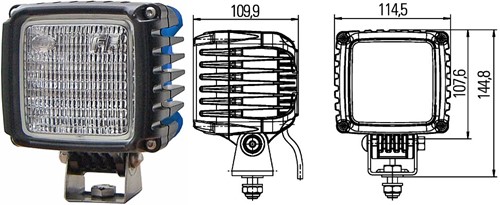 Werklamp LED Powerbeam 3000  9-33V 2200lm