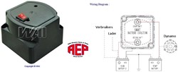 Intelligent laadstroomrelais 24V 100/140A switch