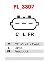 Alternator 12V 70A 5PK Valeo C/L/FR Kia Picanto Hyundai i10-3