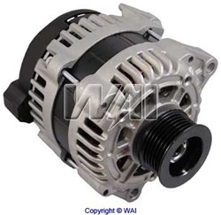 Alternator 12V 100A 6PK Delco Opel Chevrolet RVC/Dfm