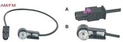 Antenneverloop FM Fakra zwart <> ISO