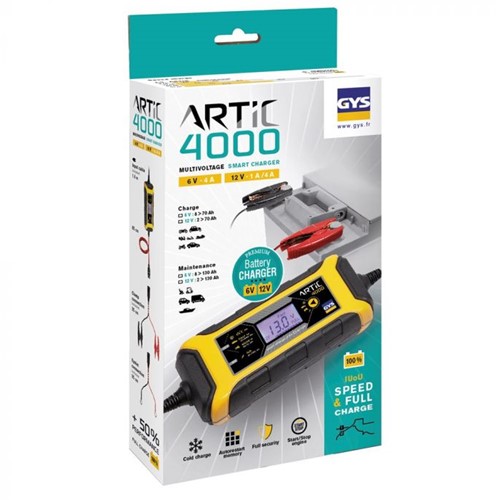 Acculader GYS Artic 4000 6/12V 4A-3