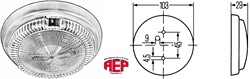 Plafonier rond 103x29mm