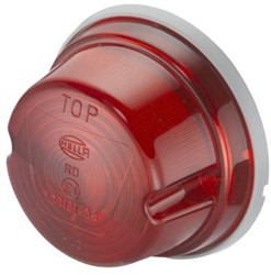 Achterlicht 80mm rond Rood