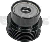 Vrijloop poelie 10.5x65.8x52 6PK Bosch LITENS Volvo Landrover