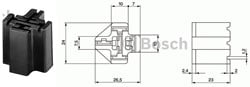 Relaisvoet mini 5pin