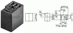 Relaisvoet micro 5 polig