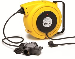 Zeca kabelhaspel 14+1m 3x1.5mm +3SCHUKO