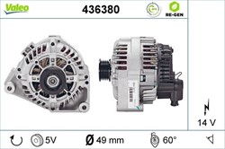 Alternator 12V 105A 5PK Valeo BMW