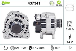 Alternator 12V 120A 5PK Valeo VAG TDI