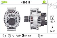 Alternator 12V 120A 7PK Valeo COM Mercedes-3