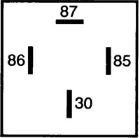 Relais 12V 40A maak-3