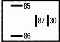 Relais 12V 20A mini m weerstand 4 polig-3